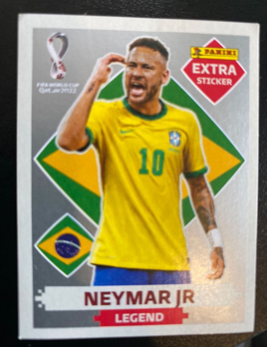 Figurinha Neymar Legend Prata Original Item De Papelaria Panini Nunca Usado Enjoei