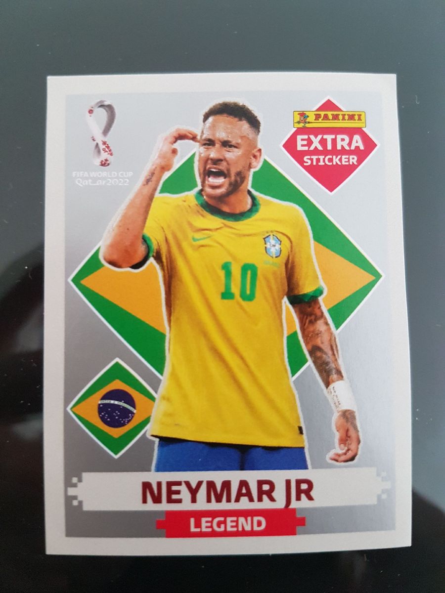 Figurinha Neymar Legend Prata Silver Produto Masculino Panini Nunca Usado Enjoei