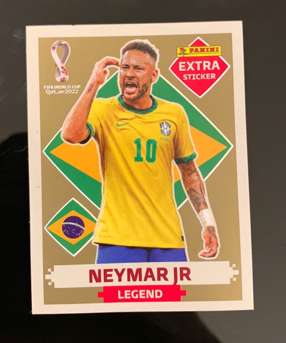 Alpinopolense de 12 anos acha figurinha de 'ouro' de Neymar no primeiro  pacote e poderá vender item: 'lendária' - Jornal Folha Regional