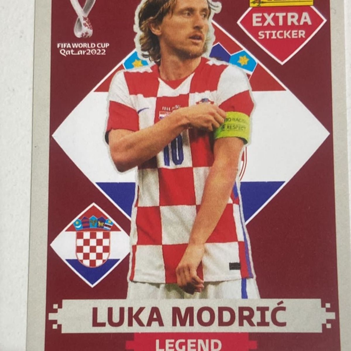 Figurinha Rara Luka Modric Legend - Álbum Copa do Mundo 2022 | Roupa ...