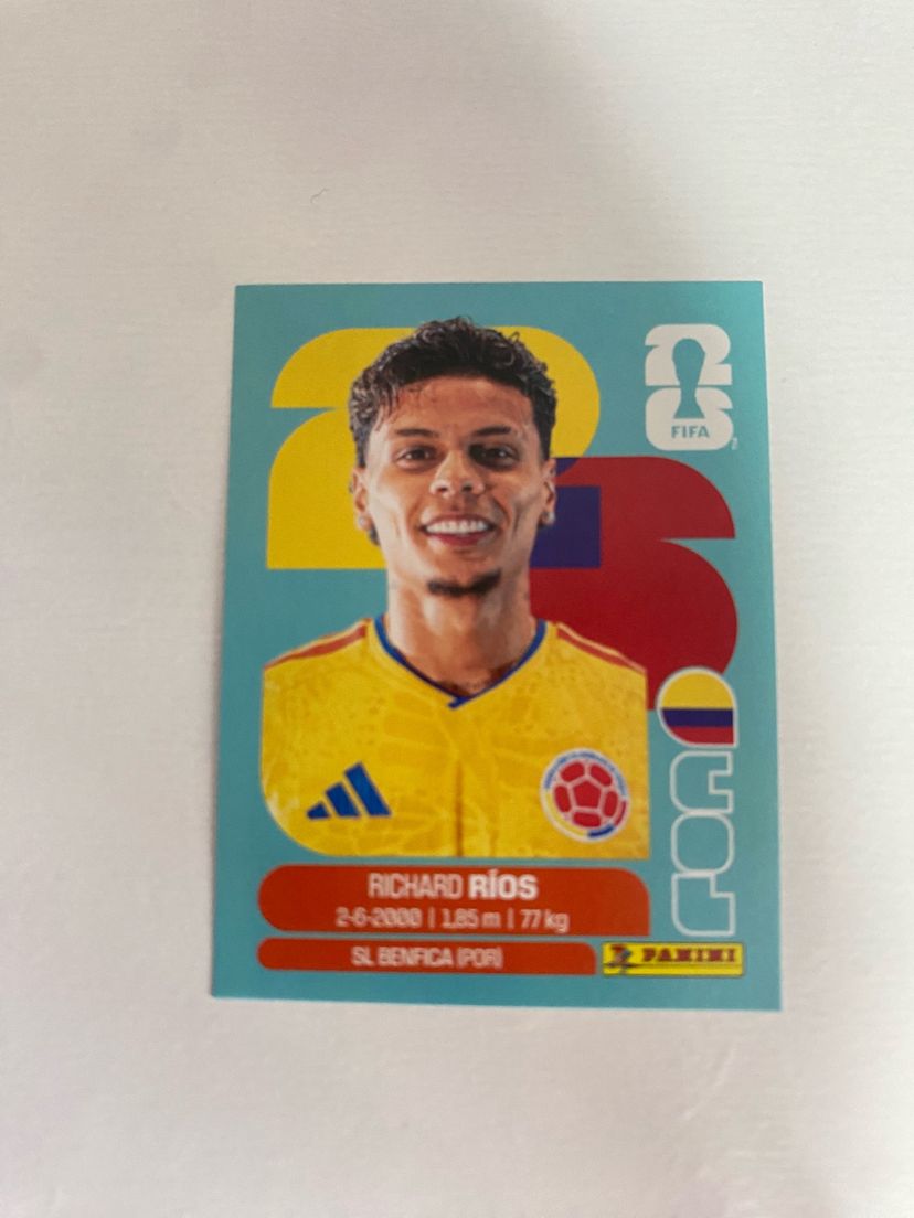 Figurinha Richard Rios Fifa World Cup 2026 | Produto Vintage e Retro ...