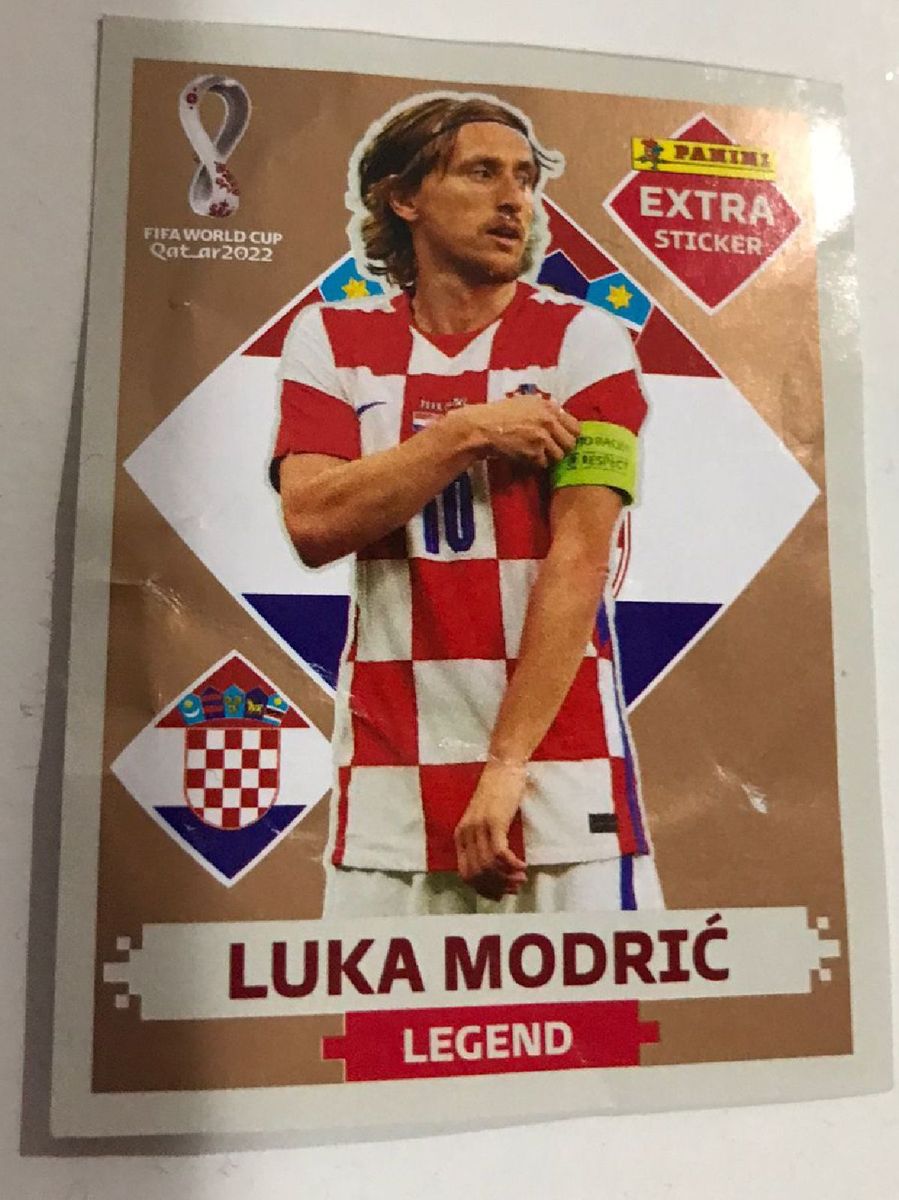 Figurinhas Extra Sticker Luka Modri | Item P/ Esporte E Outdoor Panini ...