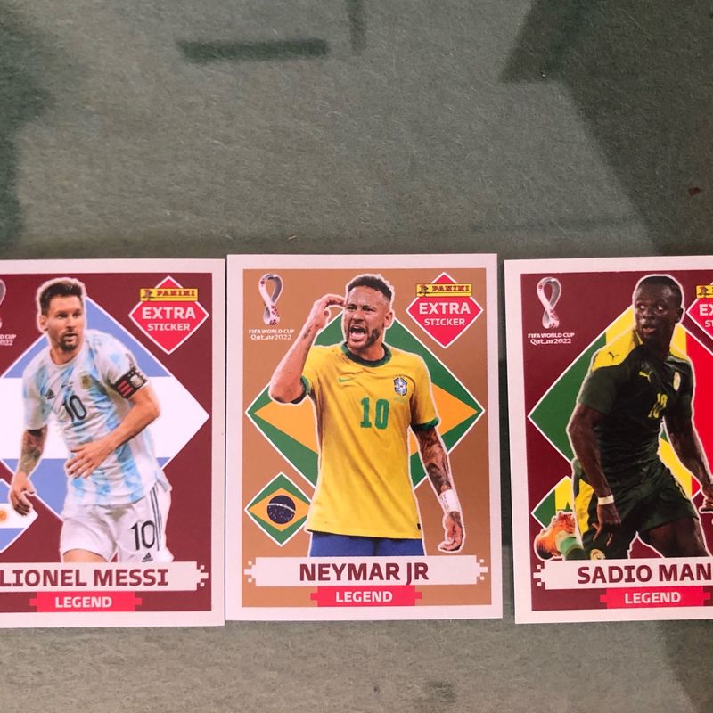 Figurinha Original Panini Neymar Jr Legend Gold | Item p/ Esporte e Outdoor  Panini Nunca Usado 79469315 | enjoei