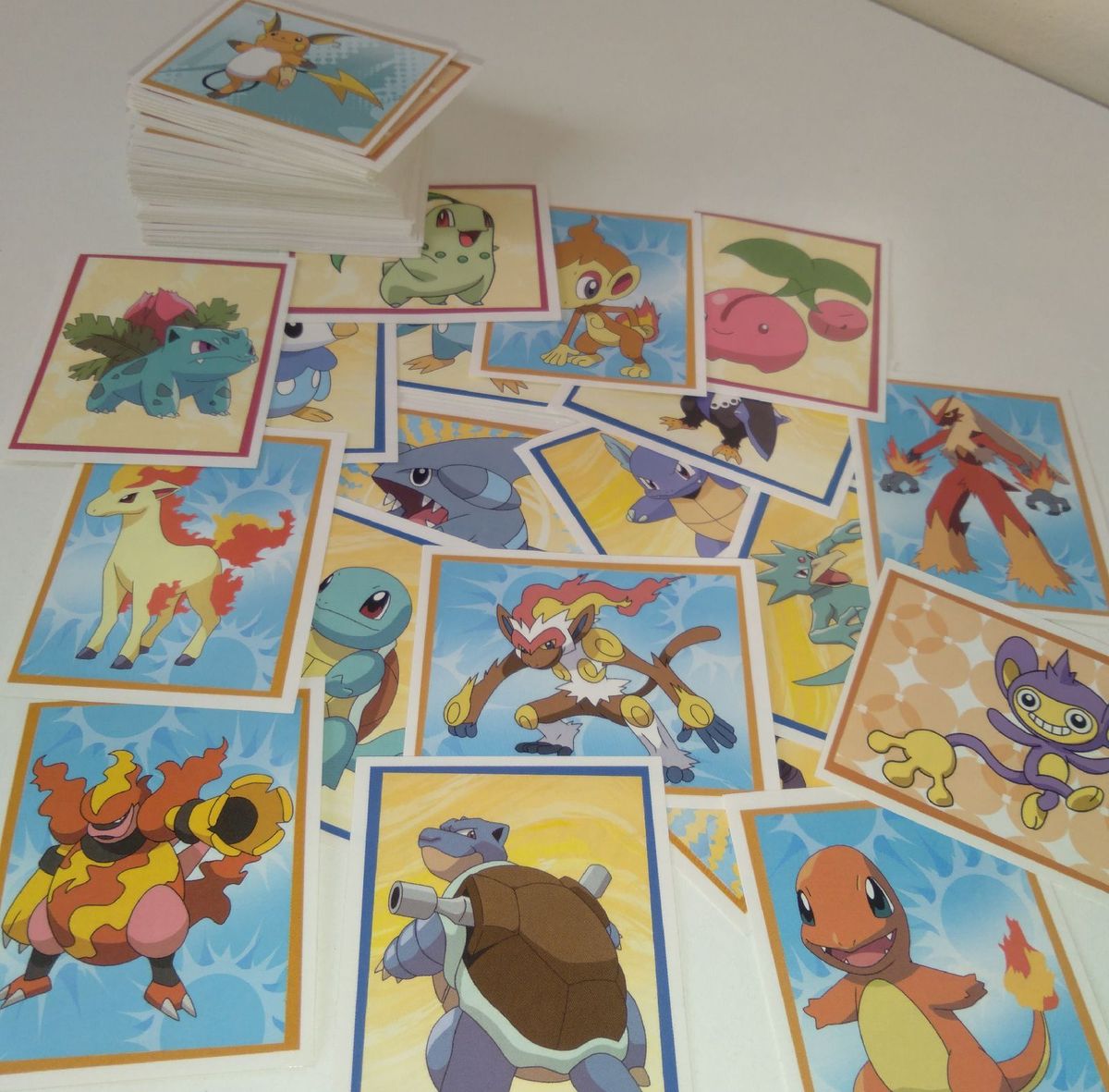 Figurinhas Pokémon | Produto Vintage e Retro Pokemon Nunca Usado ...