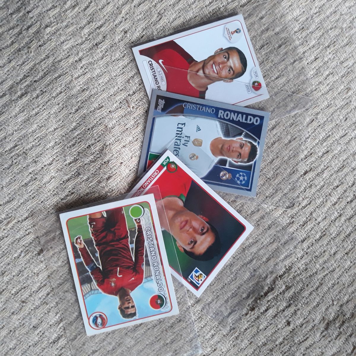 Figurinhas Raras Cristiano Ronaldo Novas e Protegidas | Item p/ Esporte ...
