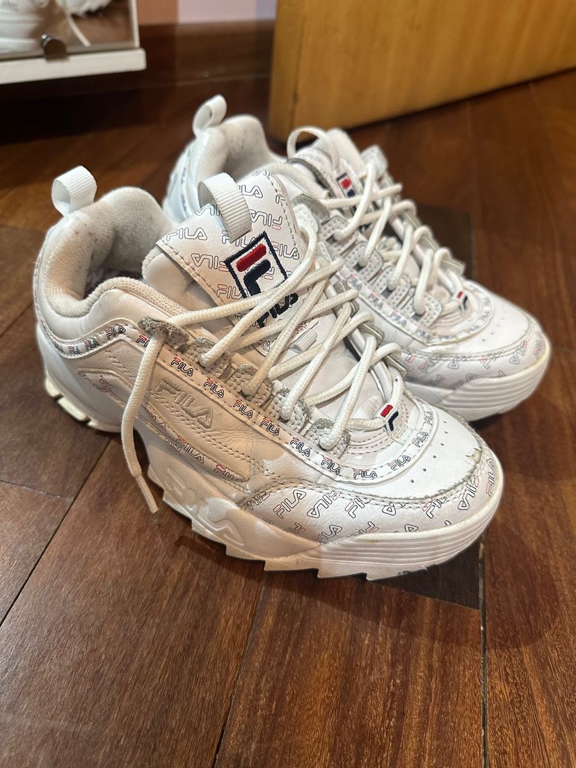 fila disruptor 37 blanche