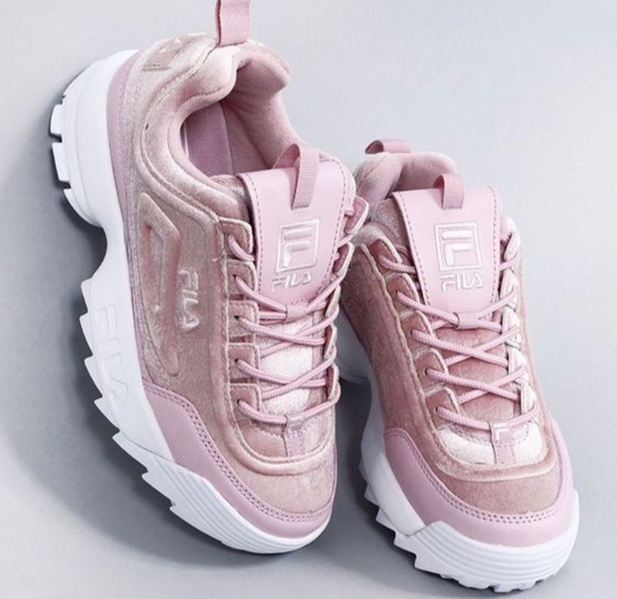 fila branco e rosa original