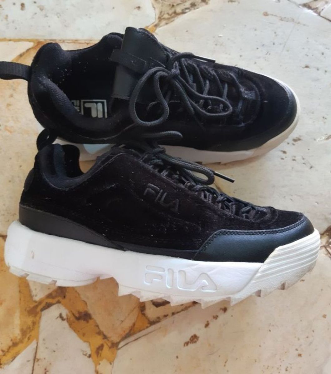 Fila disruptor outlet velour black