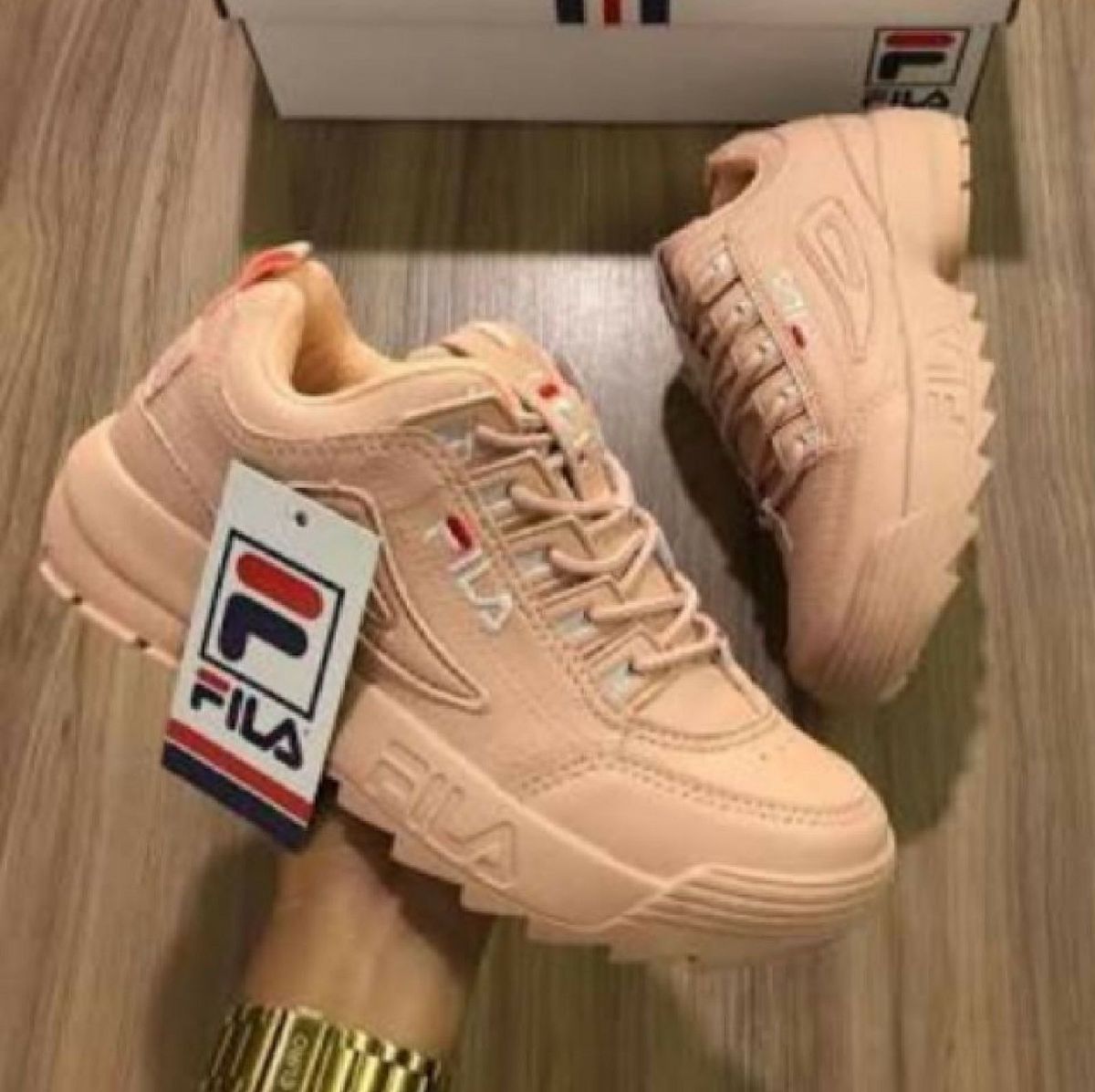 fila nude shoes