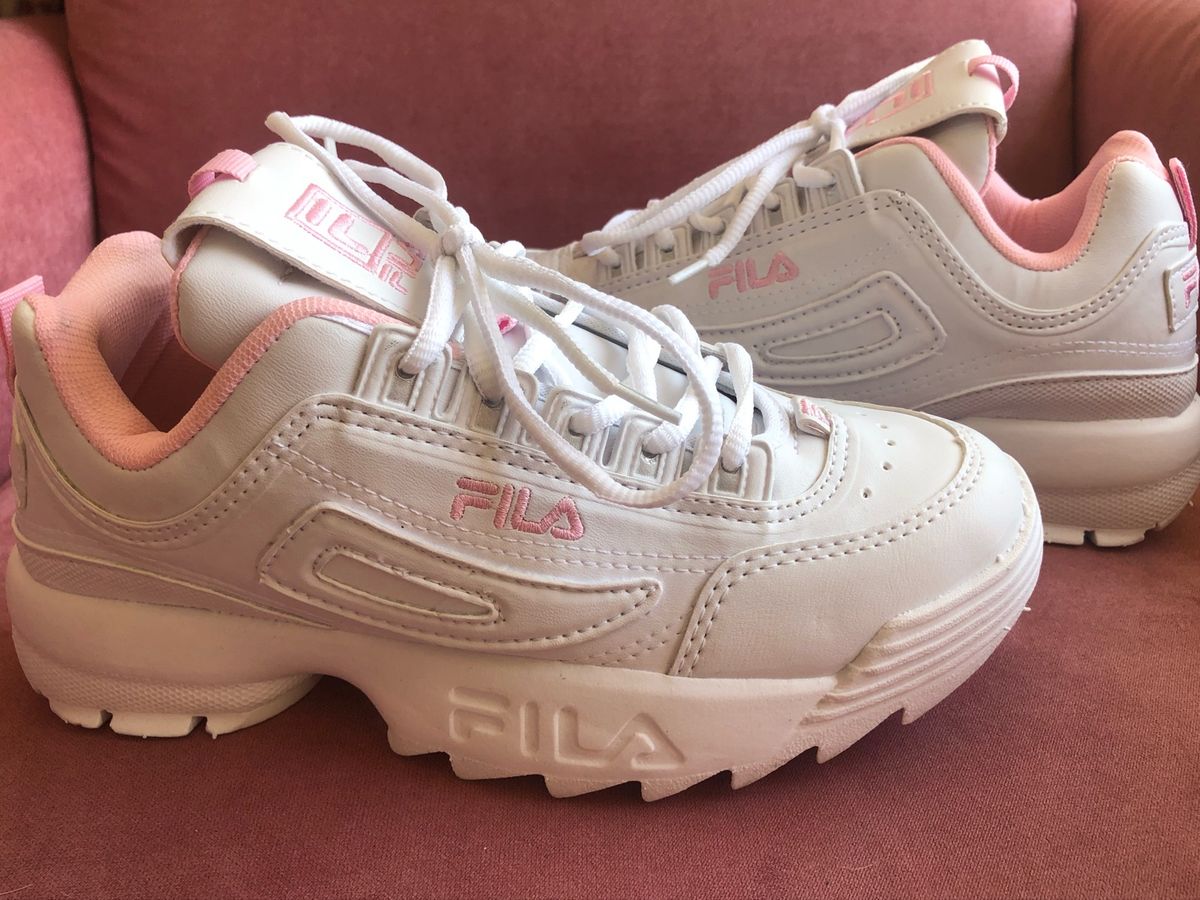 tenis fila rosinha