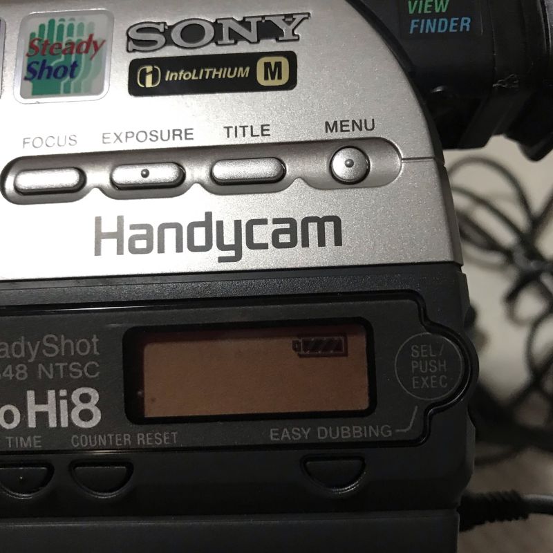 Filmadora Antiga Sony Handycam Video Hi8 (Leia Descrição