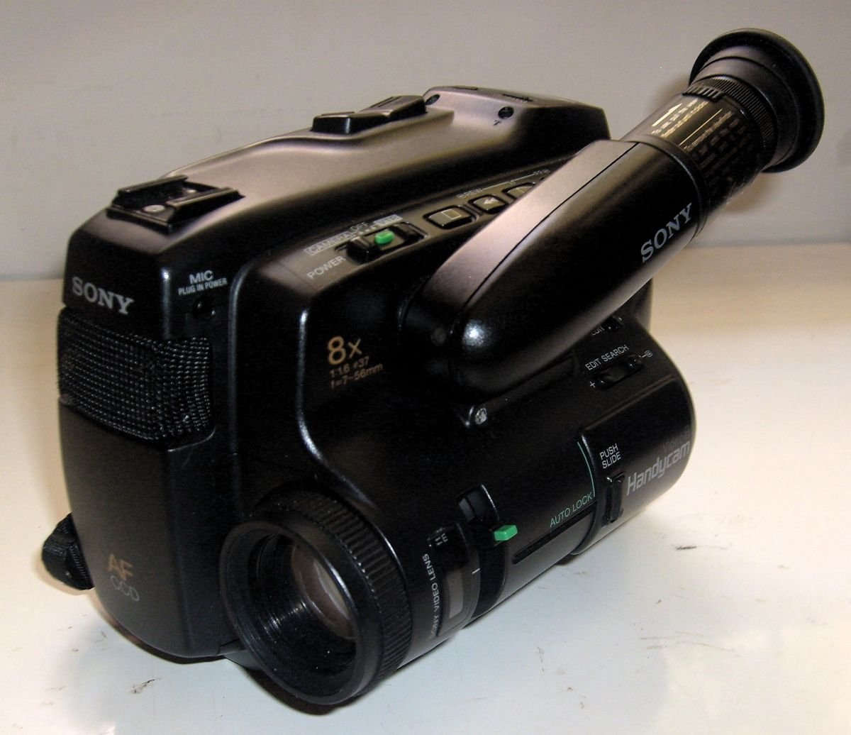 Filmadora Sony Handycam Antiga | Produto Vintage e Retro Sony Usado