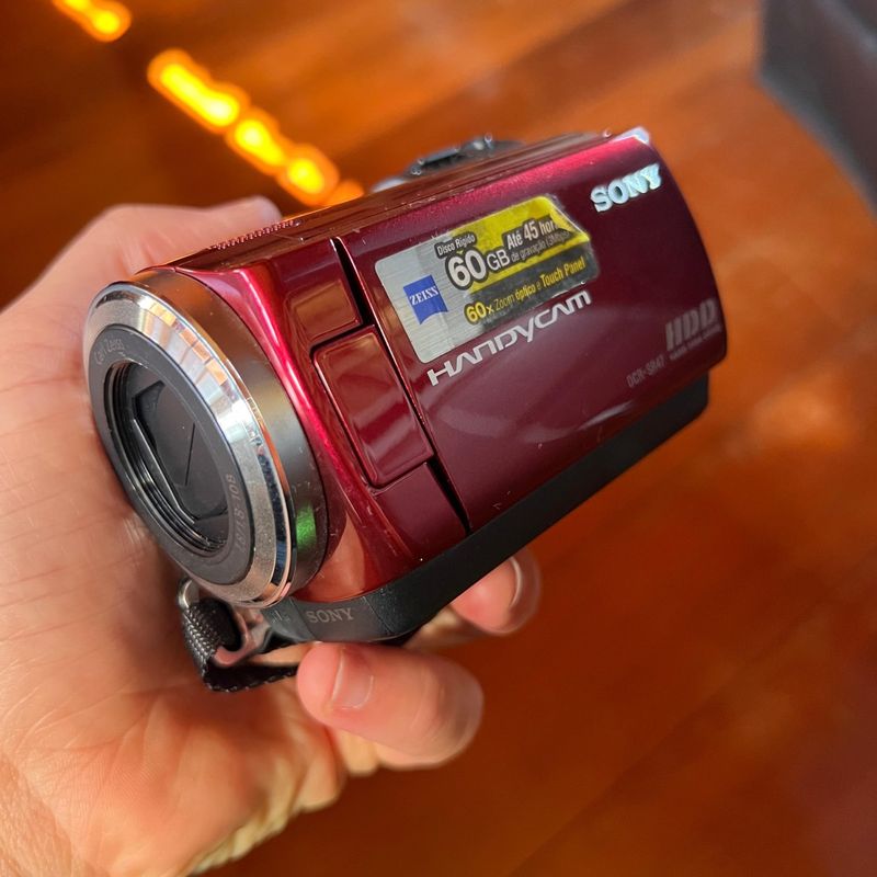Filmadora Sony Handycam Dcr-Sr47 (60gb Hdd, 60x Zoom Óptico, Touch
