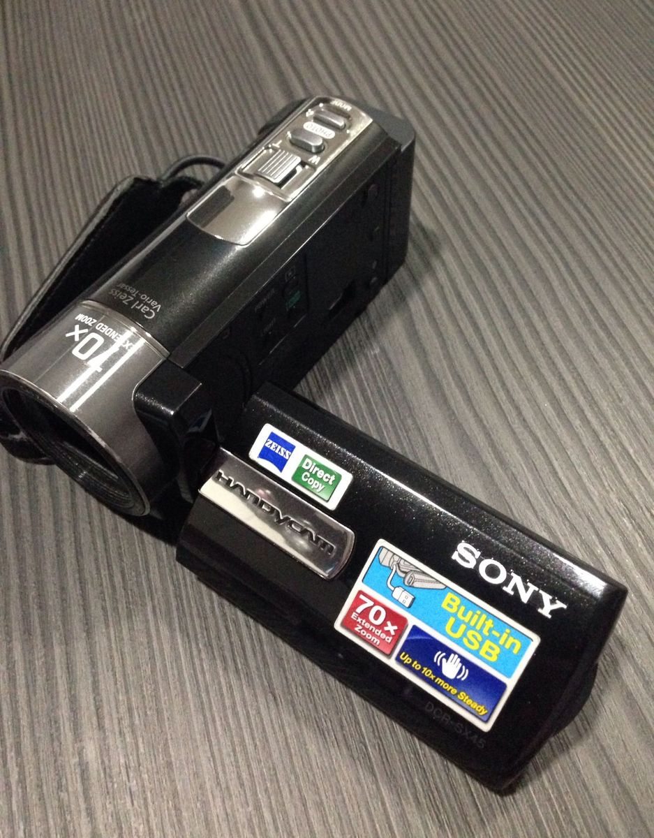 Filmadora Sony Handycam Dcr-Sx45 - 70x Zoom | Filmadora Sony Usado