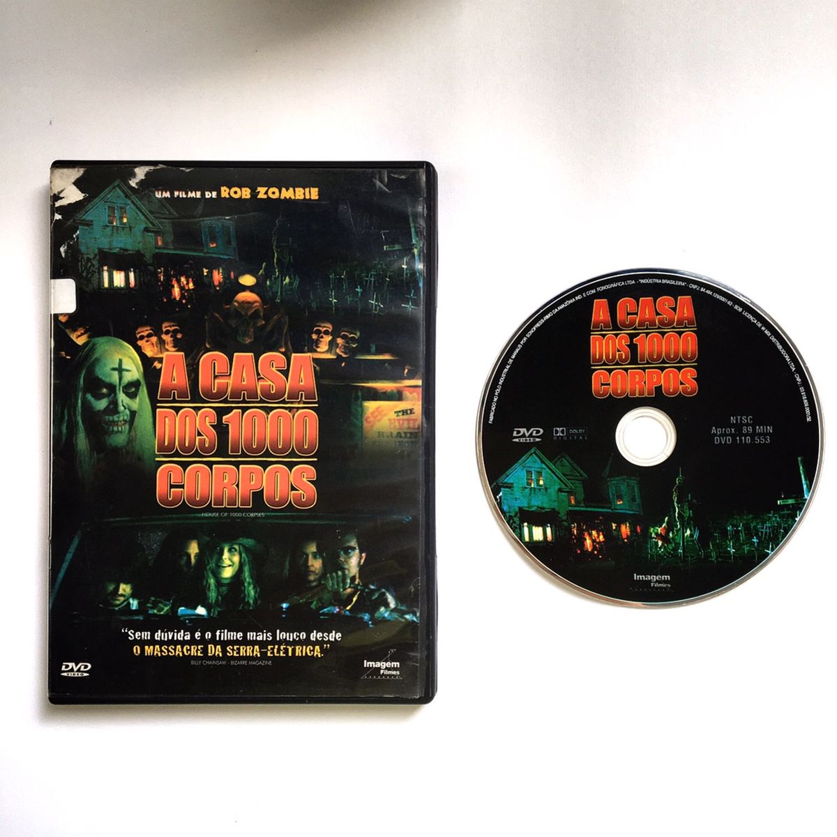 Filme Dvd a Casa Dos 1000 Corpos (house Of 1000 Corpses) Filme e