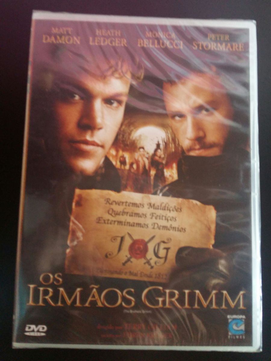 Filme Os Irmãos Grimm Dvd Novo