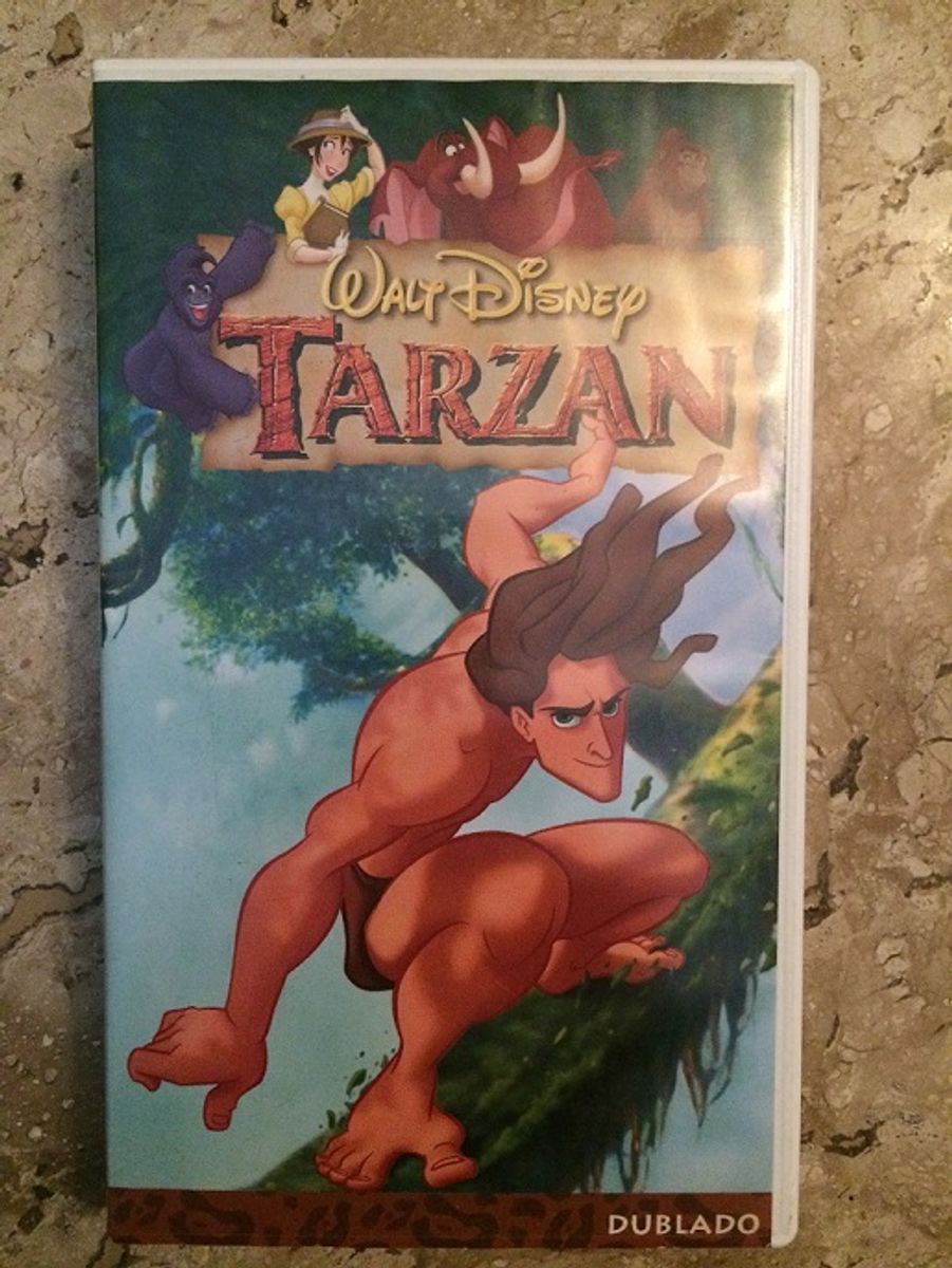 Filme Vhs Tarzan Desenho - Dublado