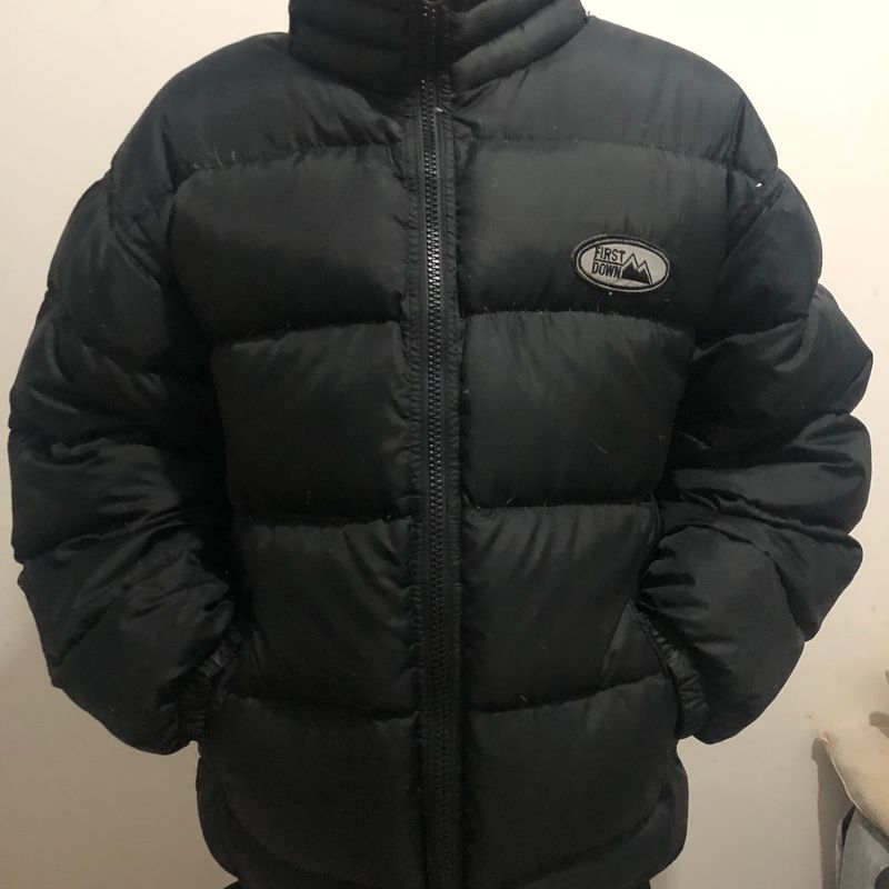 Vintage First Down USA Puffer Reversible Jacket Winter