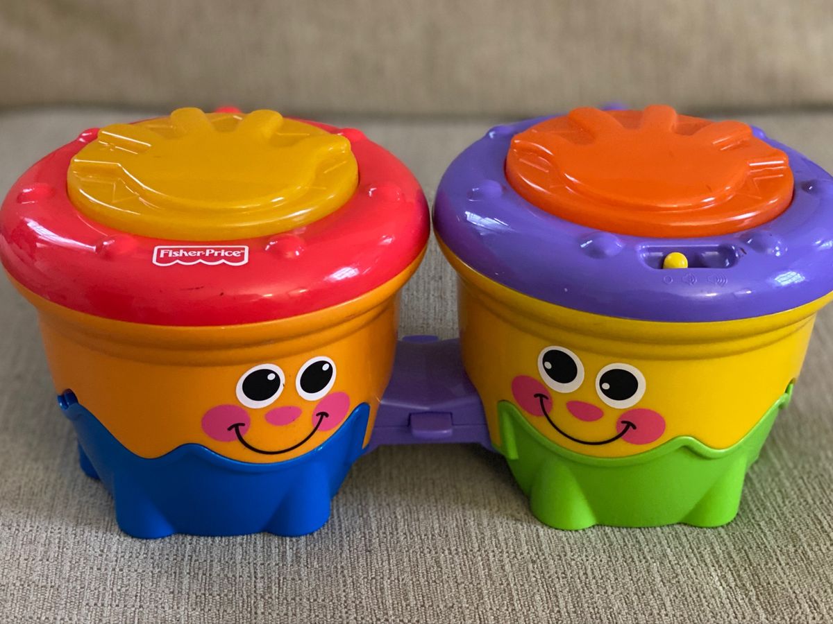 Fisher Price Bongo 2 em 1 Brinquedo para Bebês Fisher Price Usado