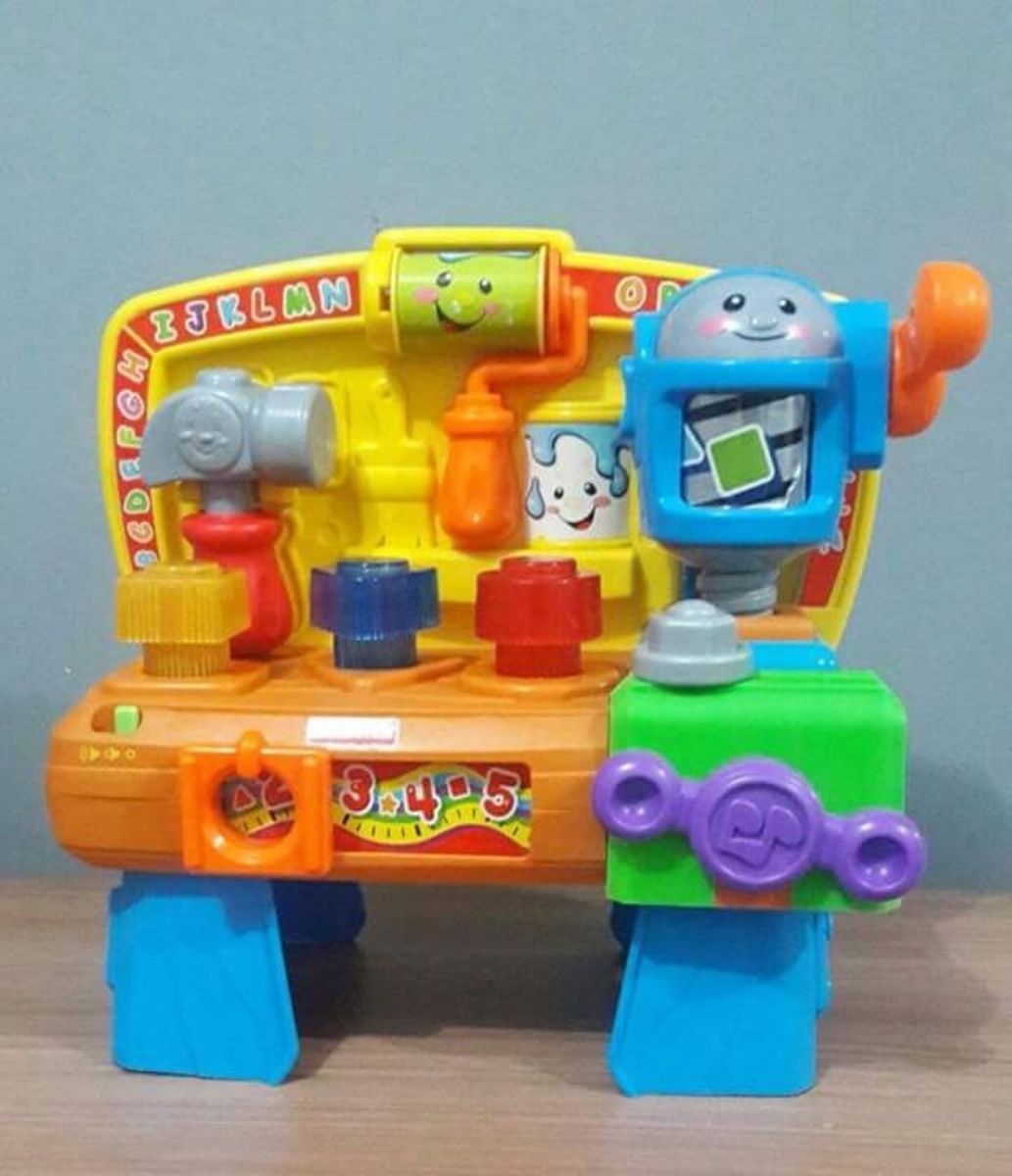 Fisher Price Laugh & Learn Aprendendo a Trabalhar Brinquedo para Bebês Fisher Price Usado Fisher Price Laugh & Learn Aprendendo a Trabalhar Brinquedo para Bebês Fisher Price Usado