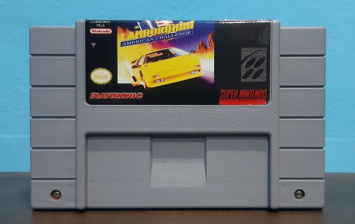 Fita Cartucho de Super Nintendo Lamborghini Challenge Playtronic Paralelo |  Jogo de Videogame Nintendo Usado 83657808 | enjoei