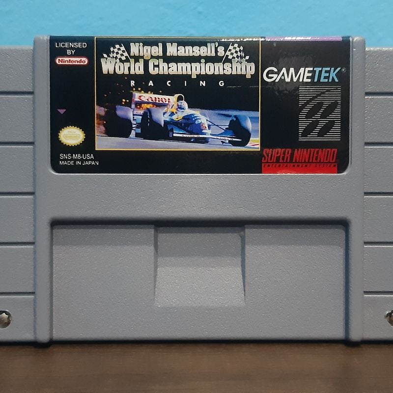 Jogo Nigel Mansell's World Championship Racing - Super Nintendo