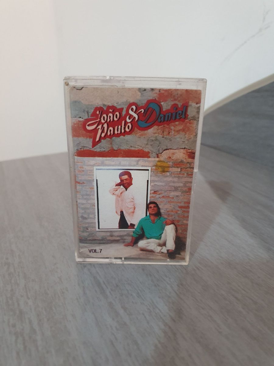 Fita Cassete João Paulo & Daniel Volume 7 Original Item de Música Joao Paulo E Daniel