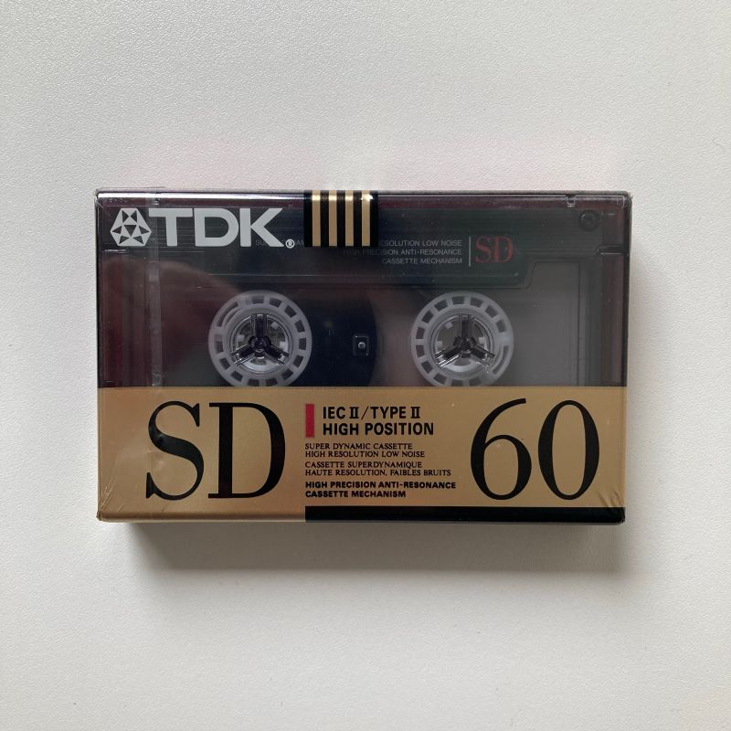 Fita K7 Sd 60 Minutos Iec Ii Tipo Ii Tdk Japonesa Japão