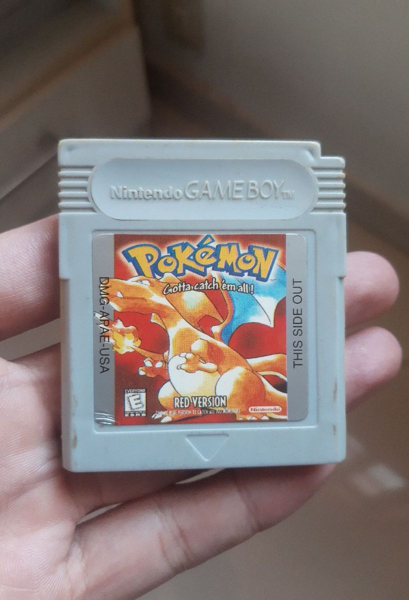 Pokémon Red Version Cartucho Fita Game Boy Gbc Gba Nintendo, Jogo de  Computador Nintendo Nunca Usado 56831465