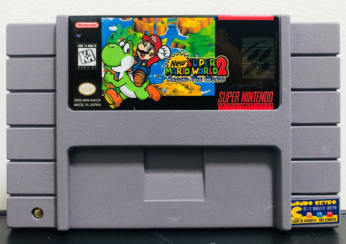 Fita Super Nintendo Nova Super Mario World Jogo De Videogame Propria Nunca Usado