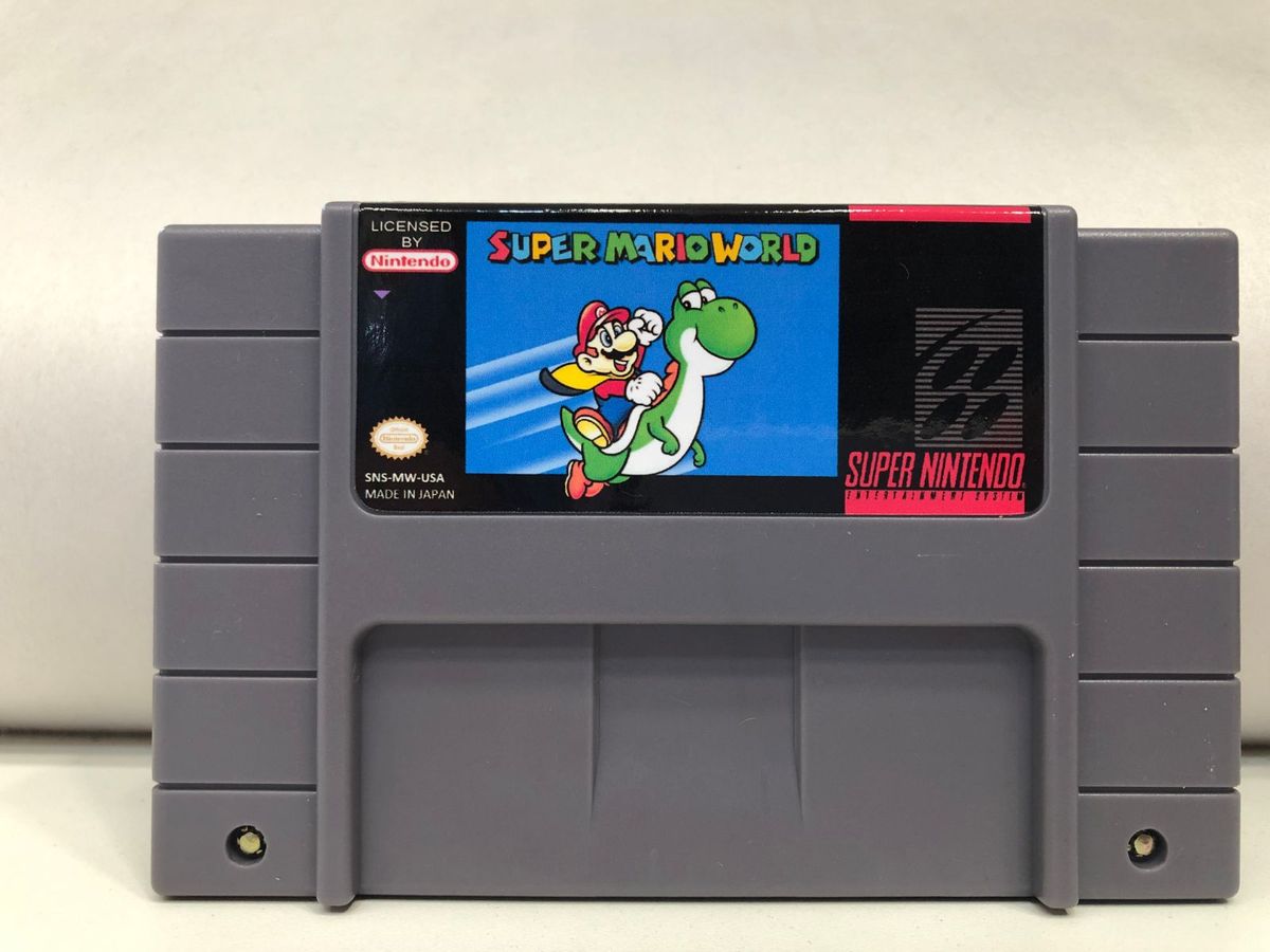 Fita Super Nintendo Nova: Super Mario World | Jogo de ...