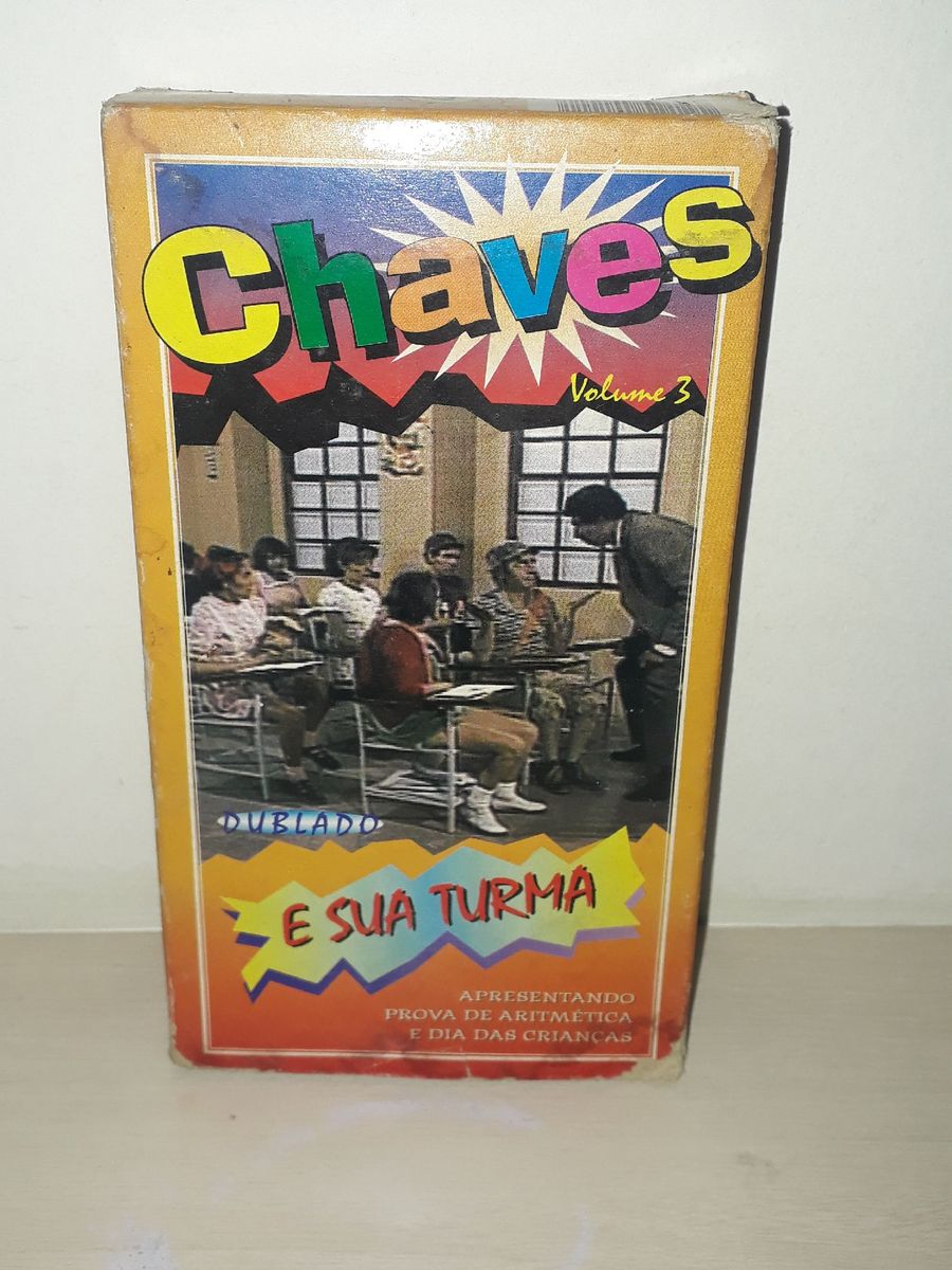 Fita Vhs Chaves e Sua Turma Vol 3 | Produto Vintage e Retro Cosmos Video  Usado 71788503 | enjoei
