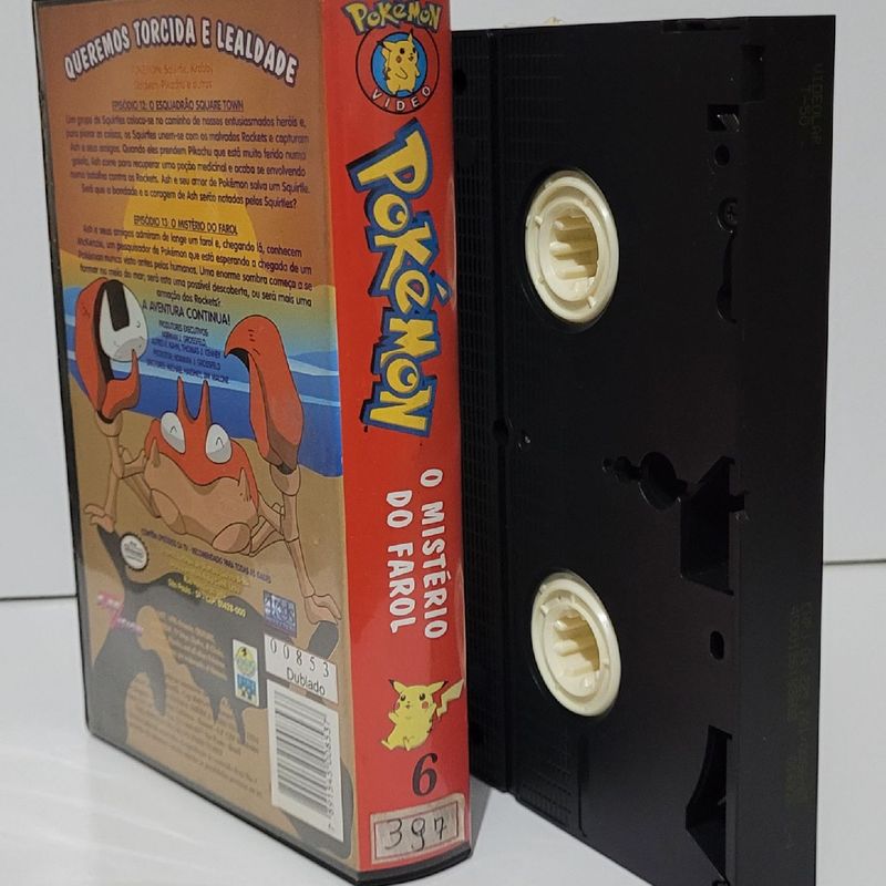 Coleção Vhs Para Dvd Pokemon Dublado