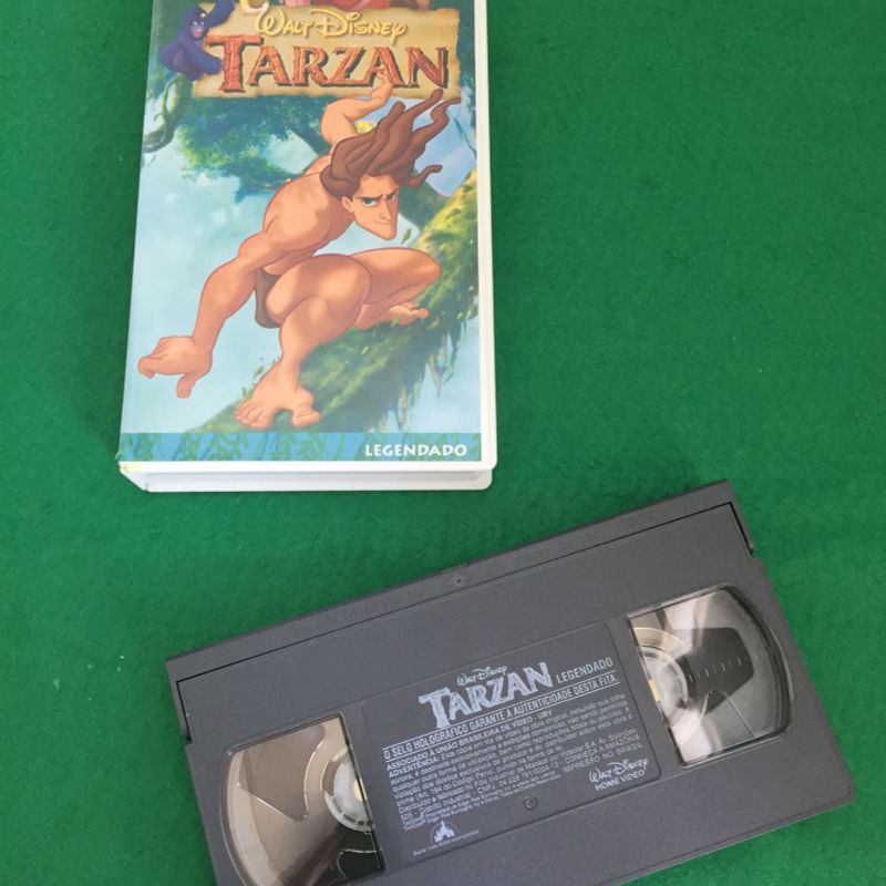 Filme Vhs Tarzan Desenho - Dublado, Filme e Série Disney Usado 48443603