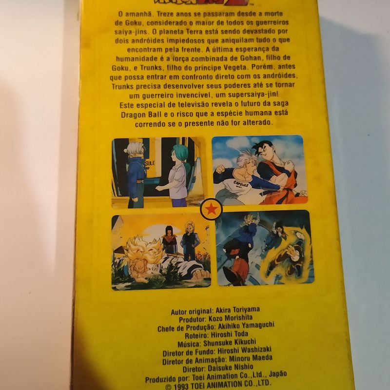 Fita Vhs Dragon Ball Z Ova Gohan &Amp; Trunks, Filme e Série Dragon Ball Z  Usado 73037218