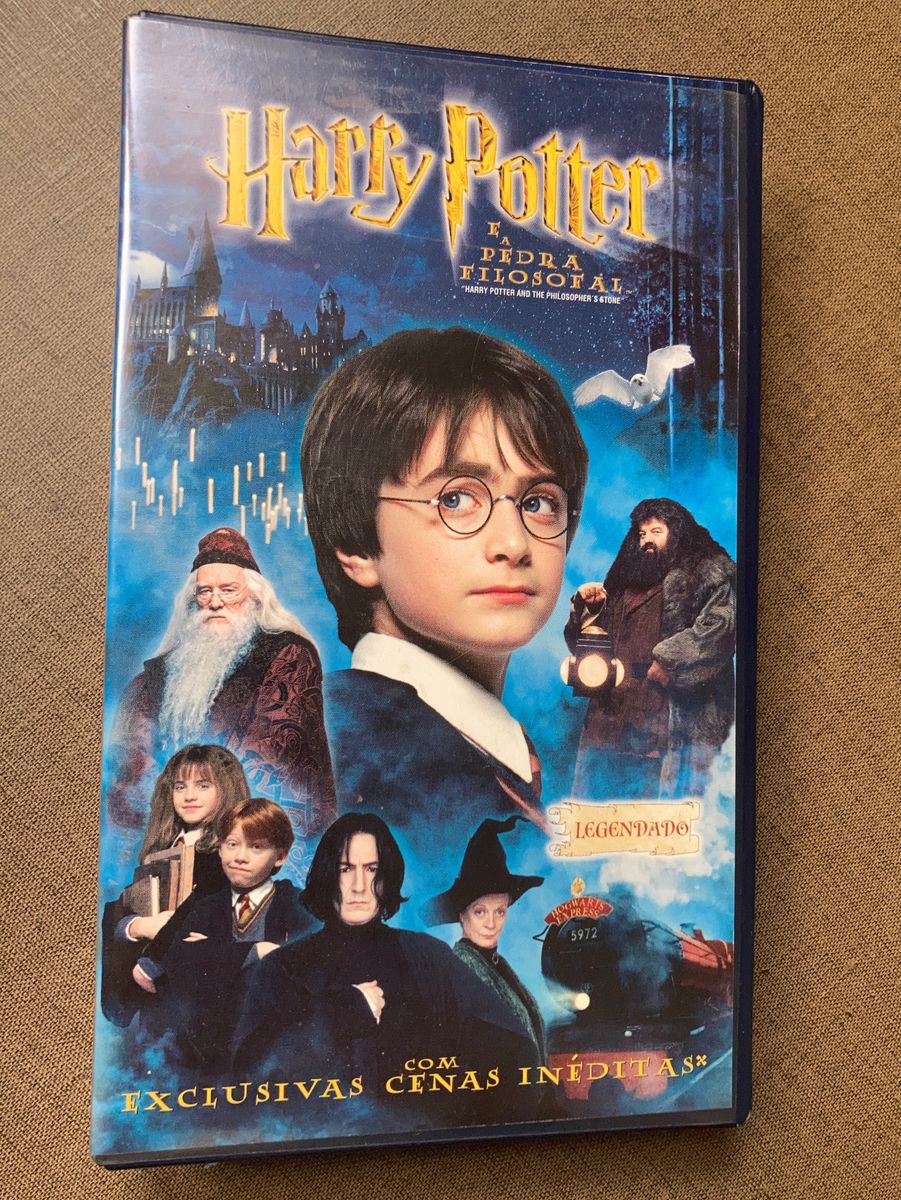 Fita vhs harry potter e a pedra filosofal legendado filme e s rie