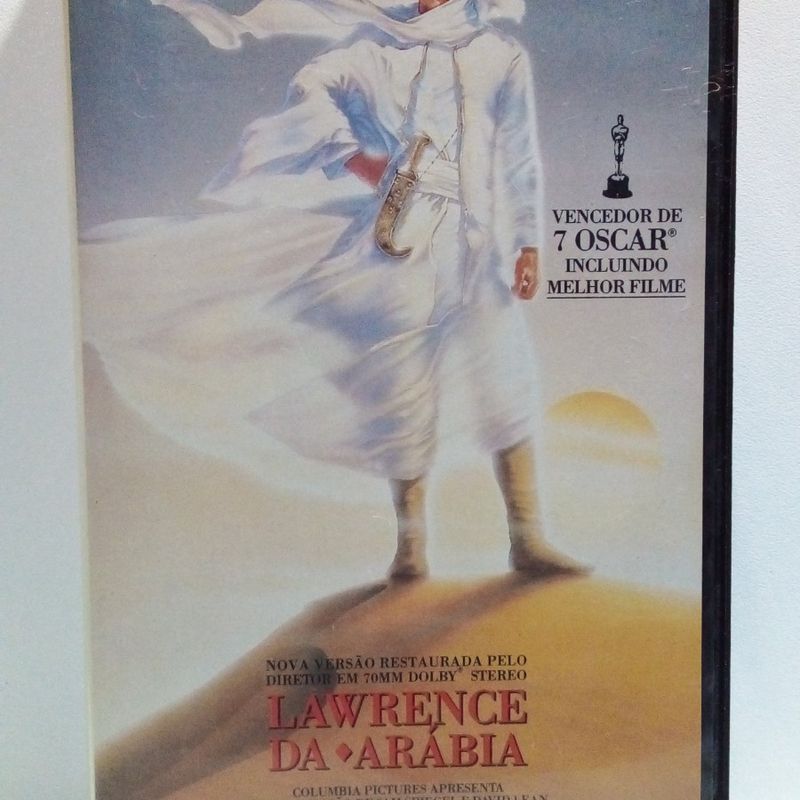 Fita Vhs Lawrence da Arábia - Parte 1 - David Lean - Legendado