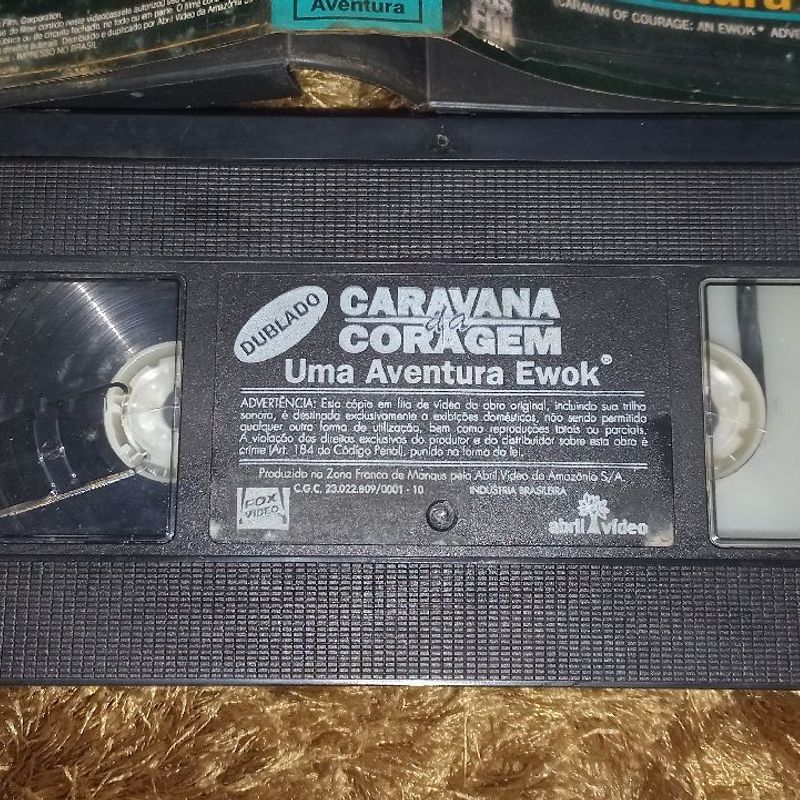 Fita Vhs Original Star Wars Caravana da Coragem Uma Aventura Ework Filme e S rie Vhs Usado 87659953 enjoei