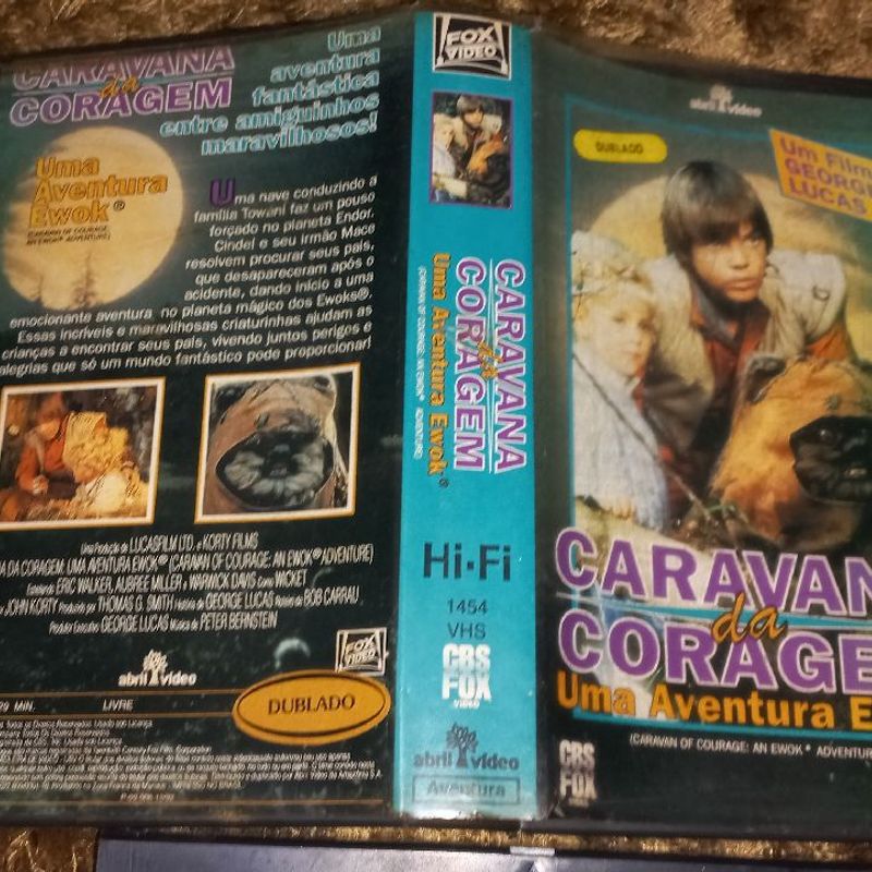 Fita Vhs Original Star Wars Caravana da Coragem Uma Aventura Ework Filme e S rie Vhs Usado 87659953 enjoei