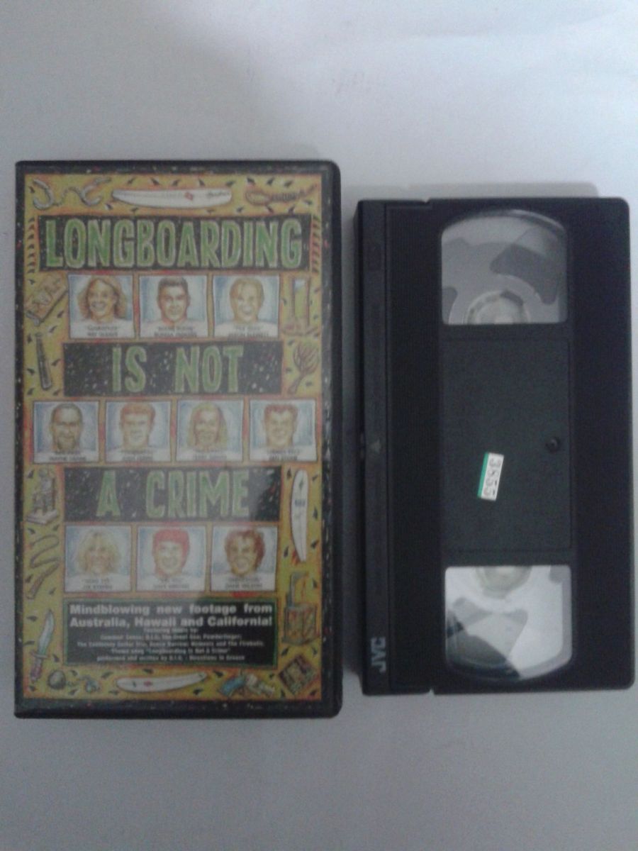 Fita Vhs Original Surf Longboarding Is Not a Crime Filme e Série