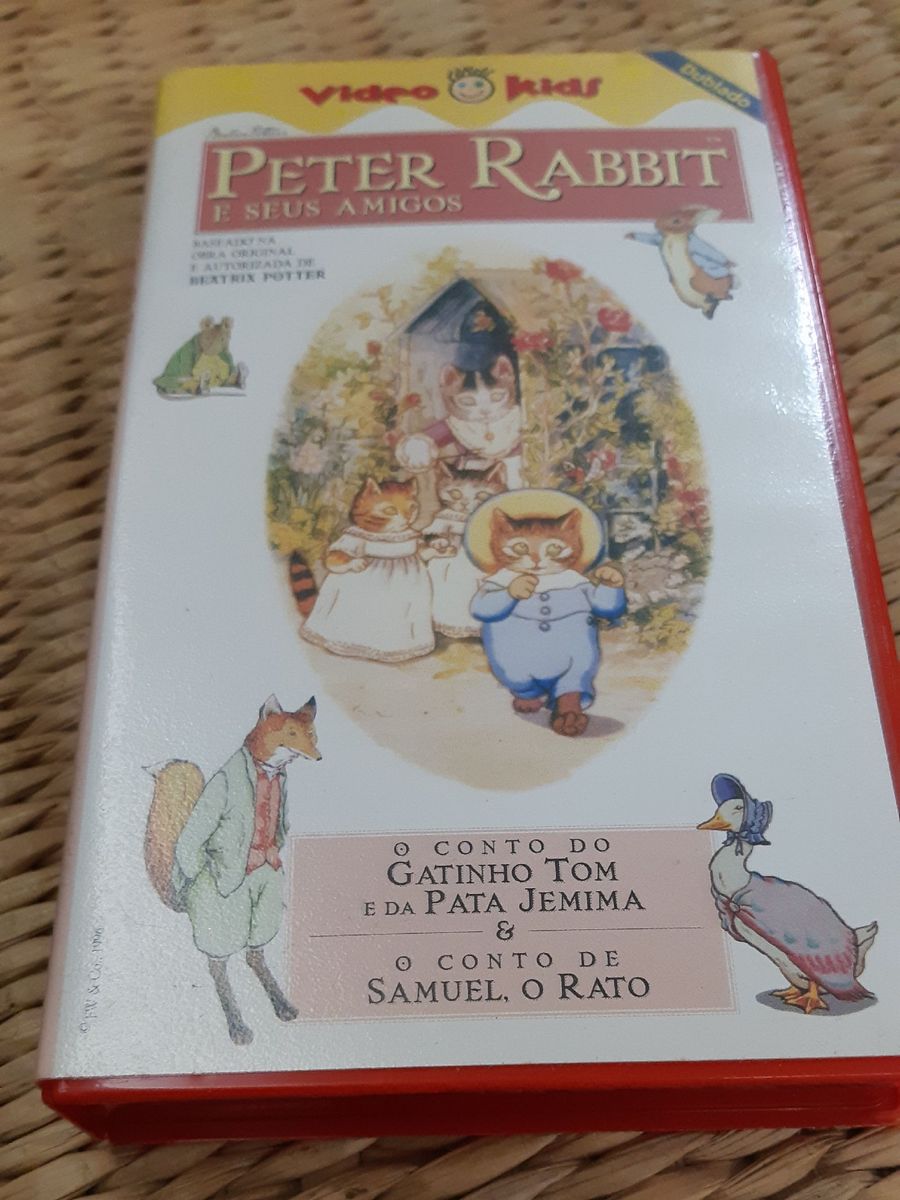 Fita Vhs- Peter Rabbit e Seus Amigos | Filme e Série Video Kids Usado ...
