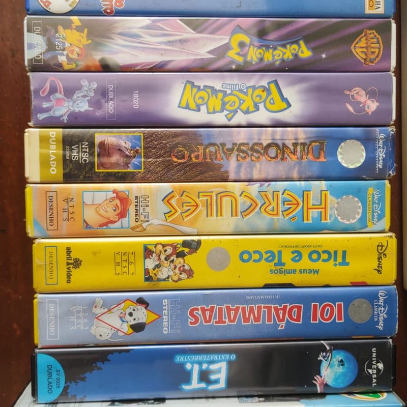 3 Fitas Vhs Pokémon 2, 3 e 4 (Originais)