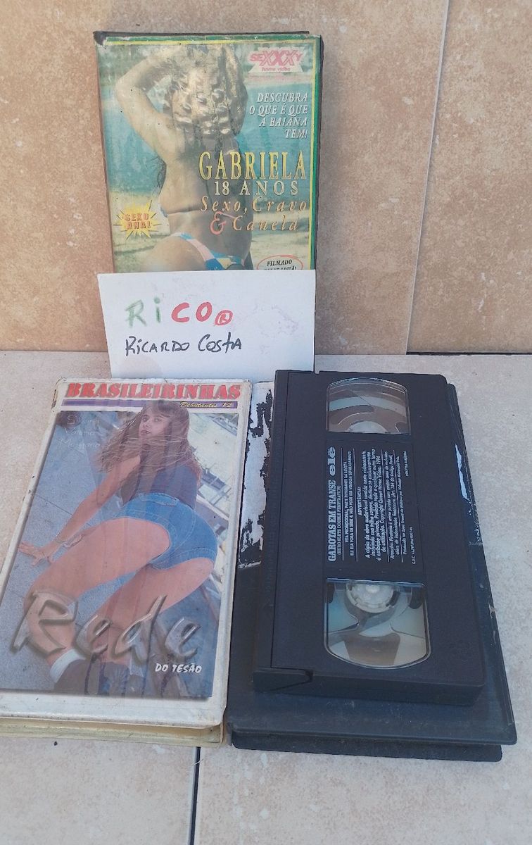 Fitas Vhs Vídeo Filmes Eróticos Brasileirinhas | Brasileirinhas Usado  89664039 | enjoei