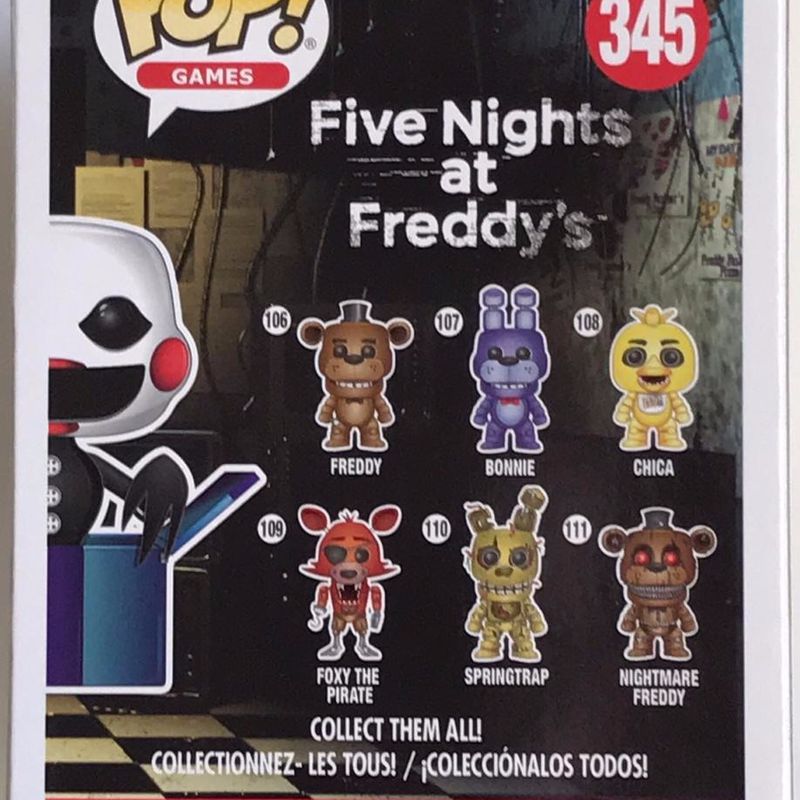 Funko Pop! Games Five Nights At Freddys Freddy 106 Original - Moça do Pop -  Funko Pop é aqui!