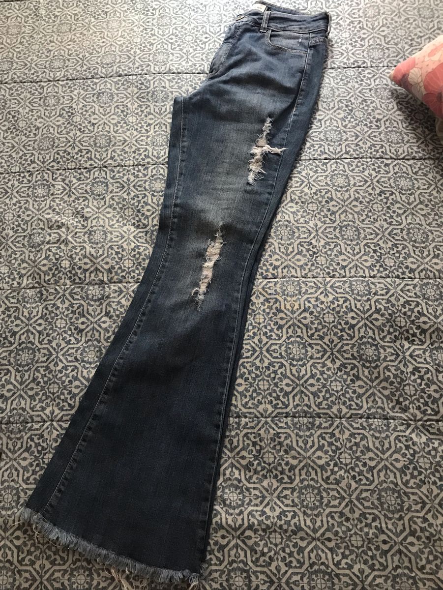 calça jeans flare petit hering