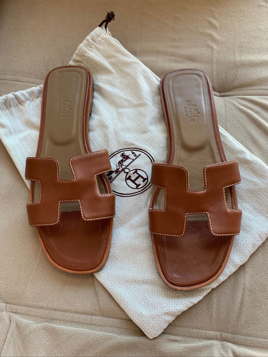 sandalia rasteira da hermes