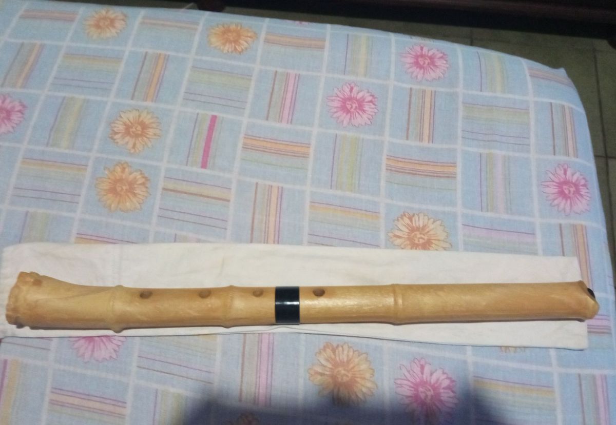 Flauta Tradicional Japonesa Shakuhachi Yuu,oriental,em Resina,importado
