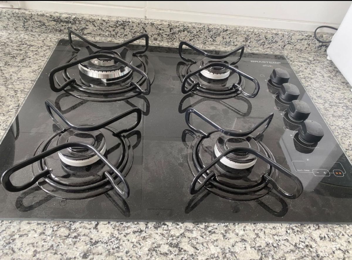 Fogão Cooktop 4 Bocas Brastemp Eletrodoméstico Brastemp Usado