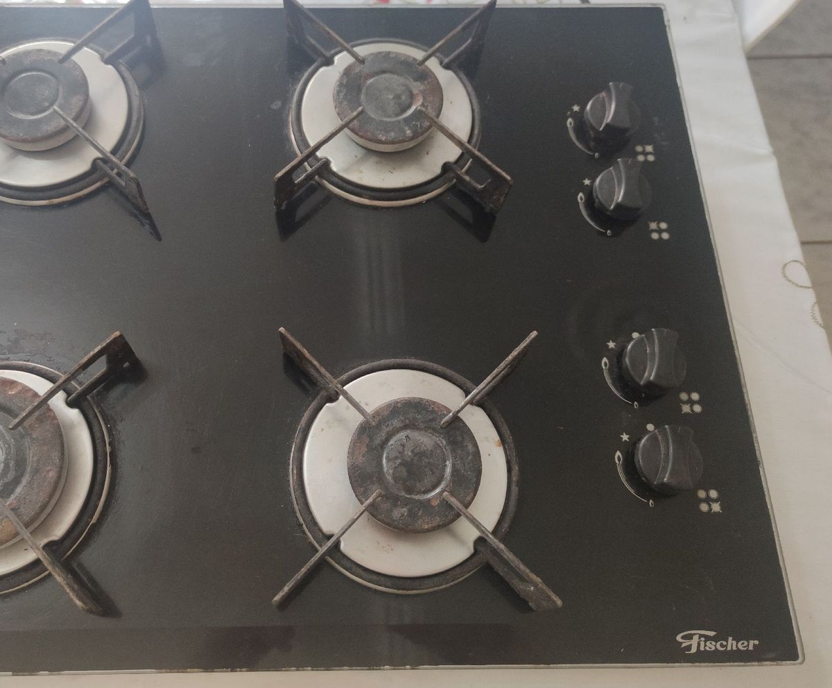 Fogão Cooktop 4 Bocas Móvel de Cozinha Fischer Usado 67395009 enjoei