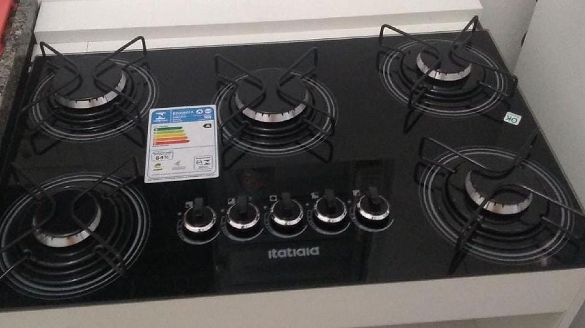 Fogão Cooktop 5 Bocas Itatiaia. Item Info & Eletro Itatiaia Usado